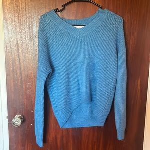 Fuzzy Blue Sweater